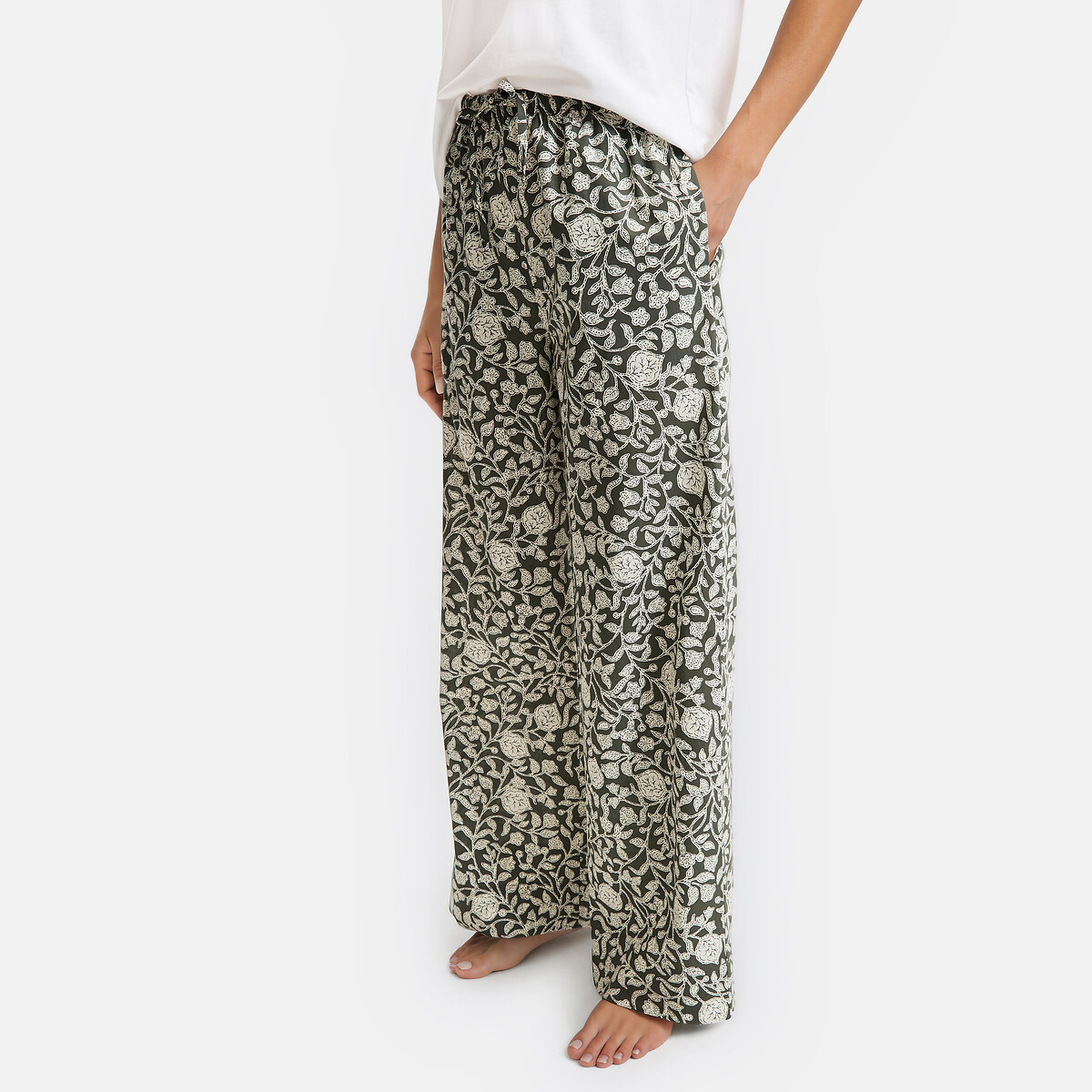 La Redoute Collections Indian Print Poplin Pyjama Bottoms Women's Printed Xxl
