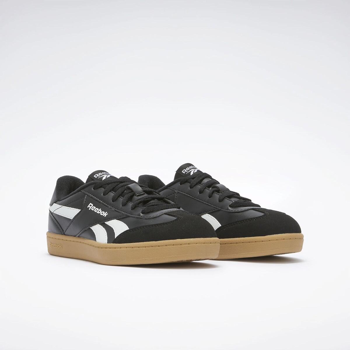Reebok Black Kids Smash Edge Trainers Size 35