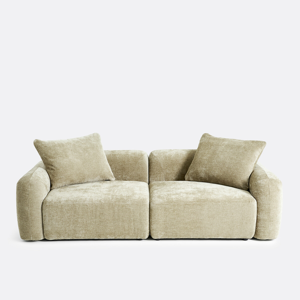 LA REDOUTE INTERIEURS Modulaire 3-zits rechte bank in jacquard chenille, AMAD