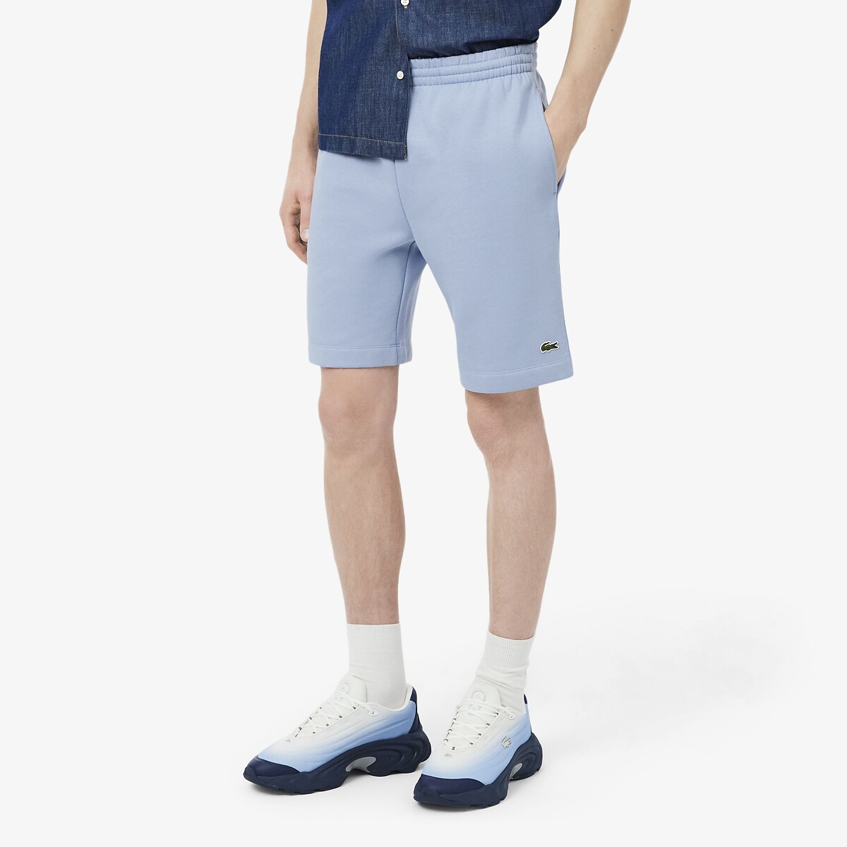 Short droit en molleton Lacoste Sport