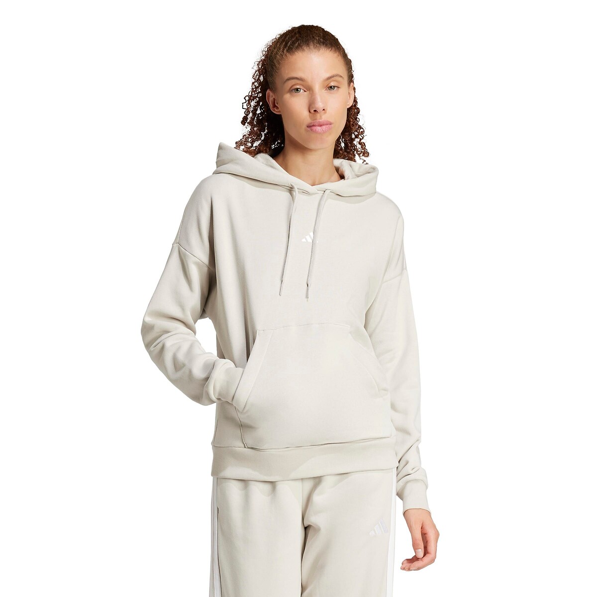 Adidas Sportswear Essentials Sweatshirt With Logo Women's Creamy White Extra Large