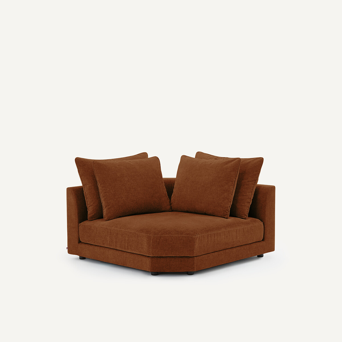 AM.PM Modulair hoekelement in chenille fluweel, TIBERIO