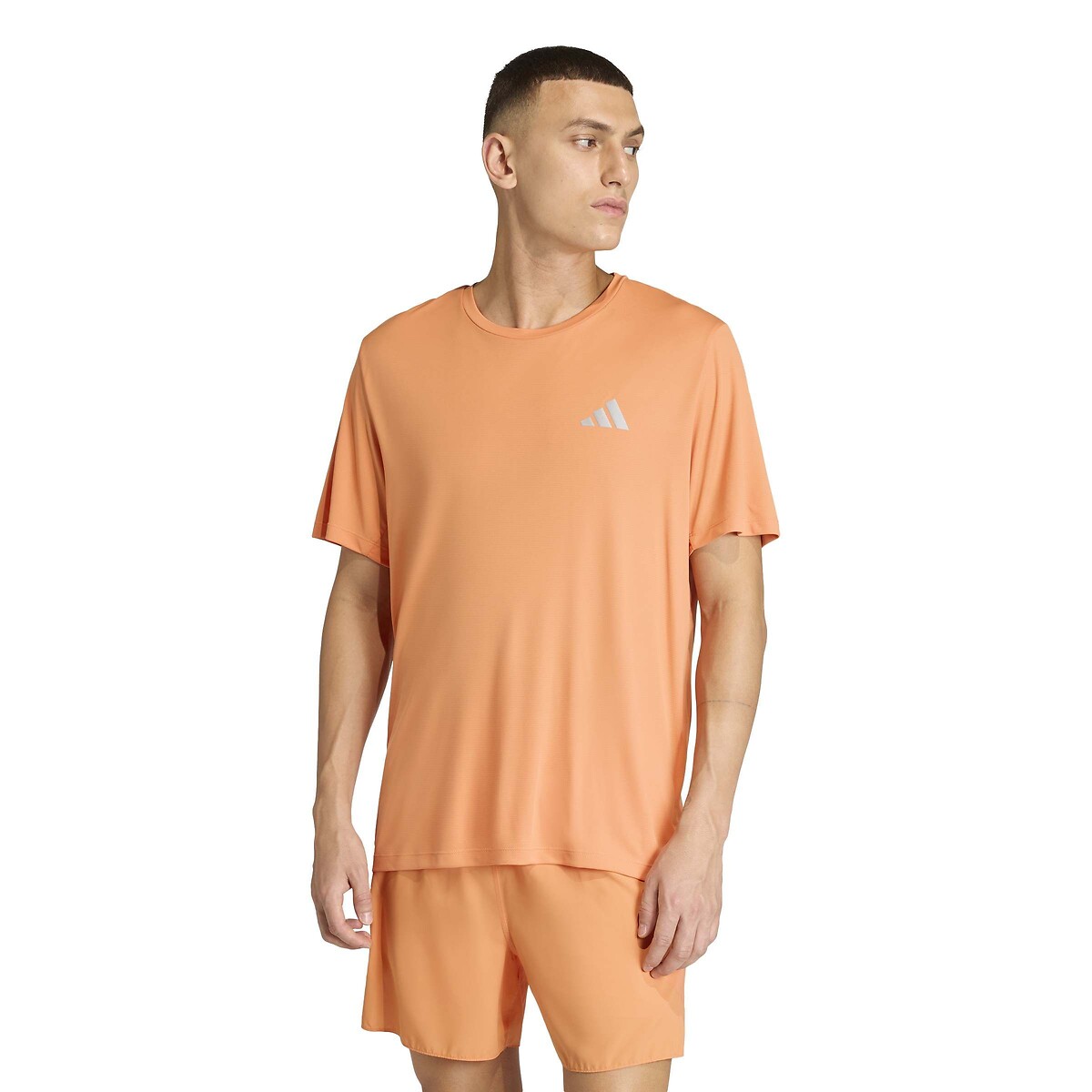 Adidas Performance Essentials Short Sleeve Running T-Shirt Men's Orange Small