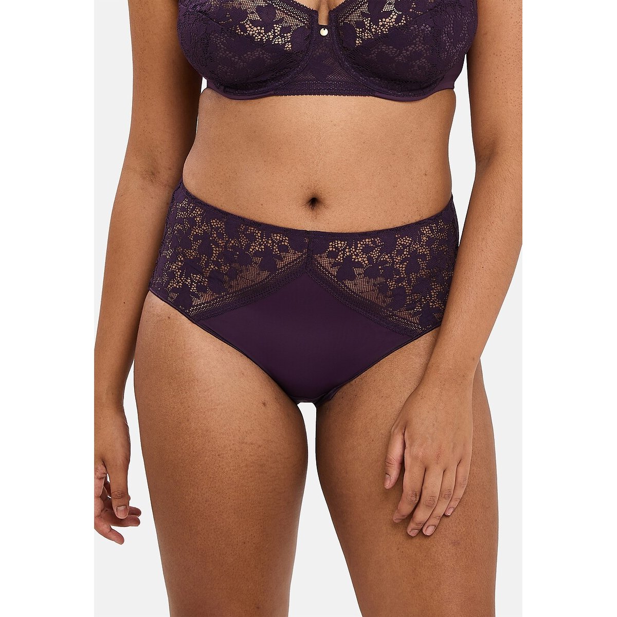 Culotte in pizzo e microfibra Suzie