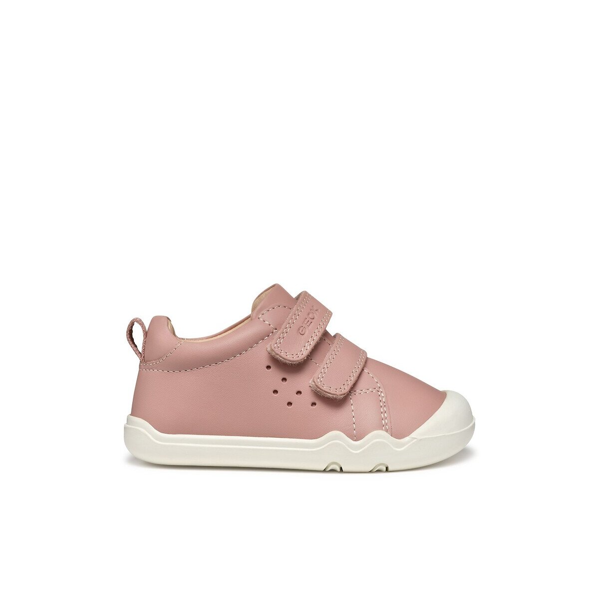 Geox Steppieup Leather Barefoot Trainers Pink Size 22 Kids