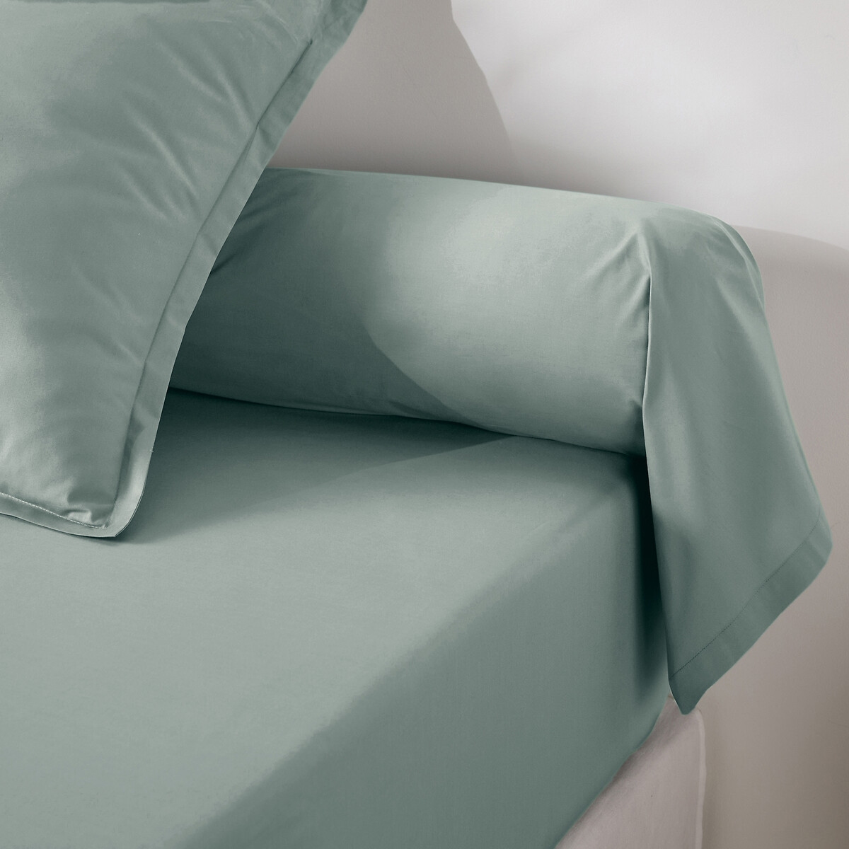 Funda de almohada de percal de algodón, 200 hilos, Scenario. Talla 85 x 185 cm. Color