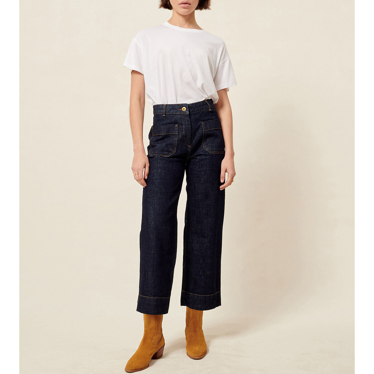 Sessun Seakey O Wide Leg, Loose Fit Jeans Women's Untreated Size 10