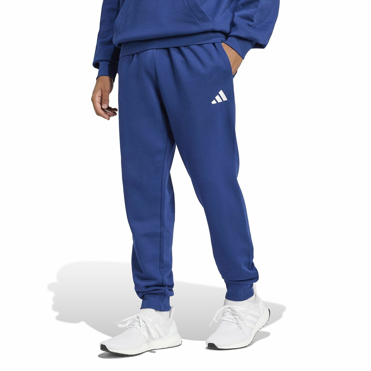 Adidas Sportswear Essentials Feelcozy Fleece Joggers Men's Blue Small