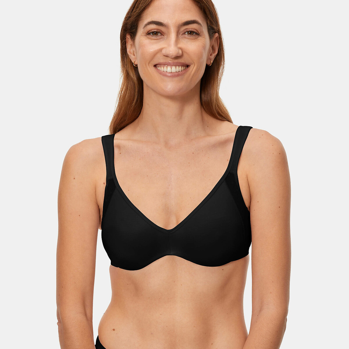 Playtex Expert In Silhouette Minimiser Bra Women's Black 36E