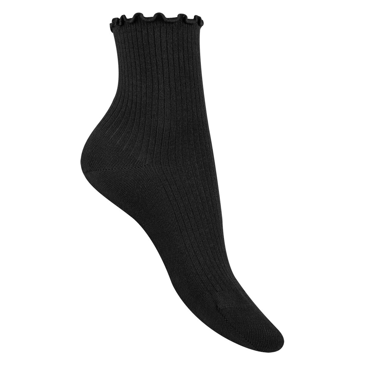 Dim Pack Of 2 Pairs Of Modal Style Socks Women's Black/Black Size 35