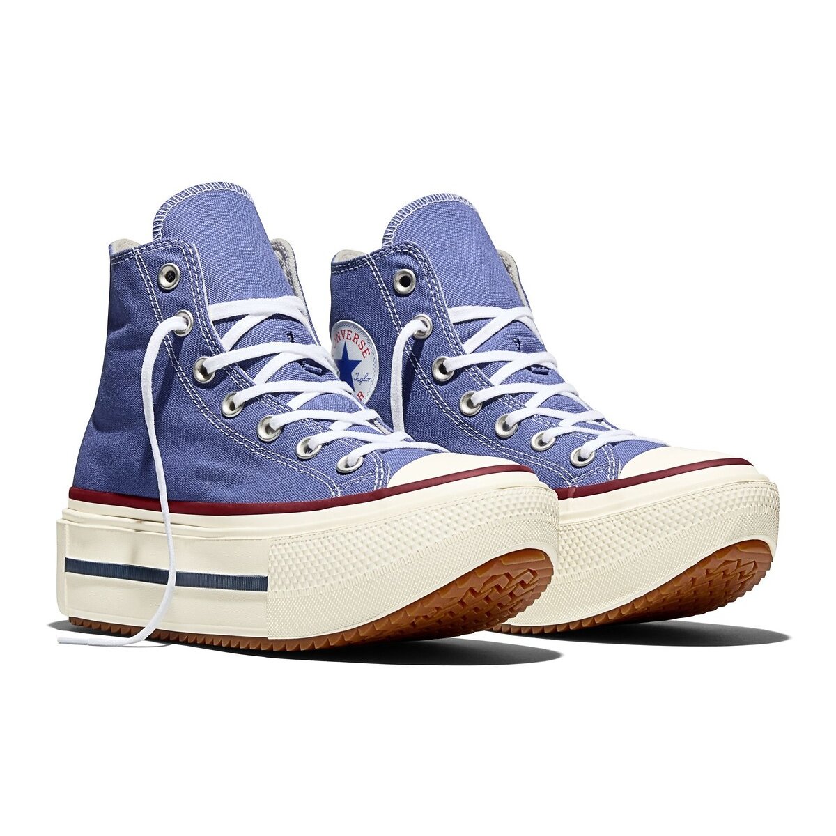 Converse Ctas Lift Double Stack Seasonal Colour Trainers Women's Blue Size 39