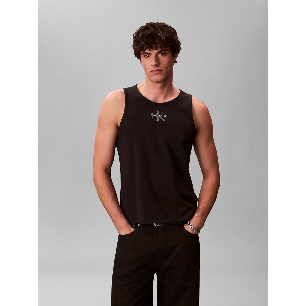 Calvin Klein Jeans Logo Vest Men's Black 3XL