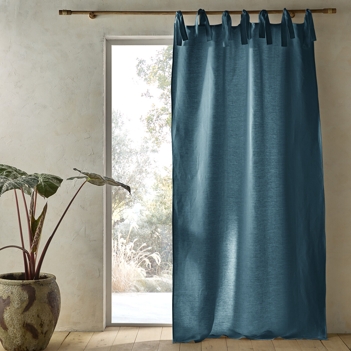 Tenda in lino foderata con nodi, Colin - AM.PM - Modalova