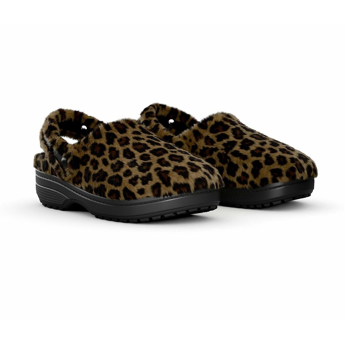 Crocs Classic Unforgettable Slippers Women's Leopard Print Size 36