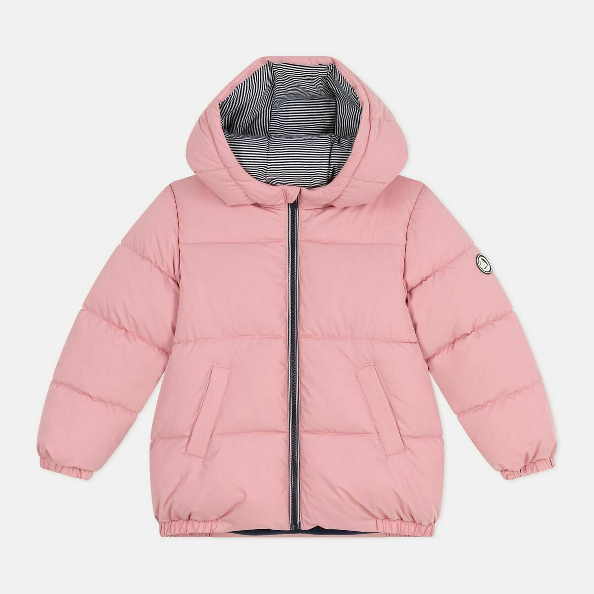 Petit Bateau Hooded Padded Jacket Pink 12Y (150Cm)