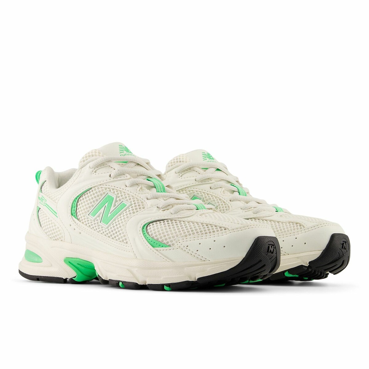 New Balance Women's Ecru/Green 530 Trainers Size 41.5 (7.5)