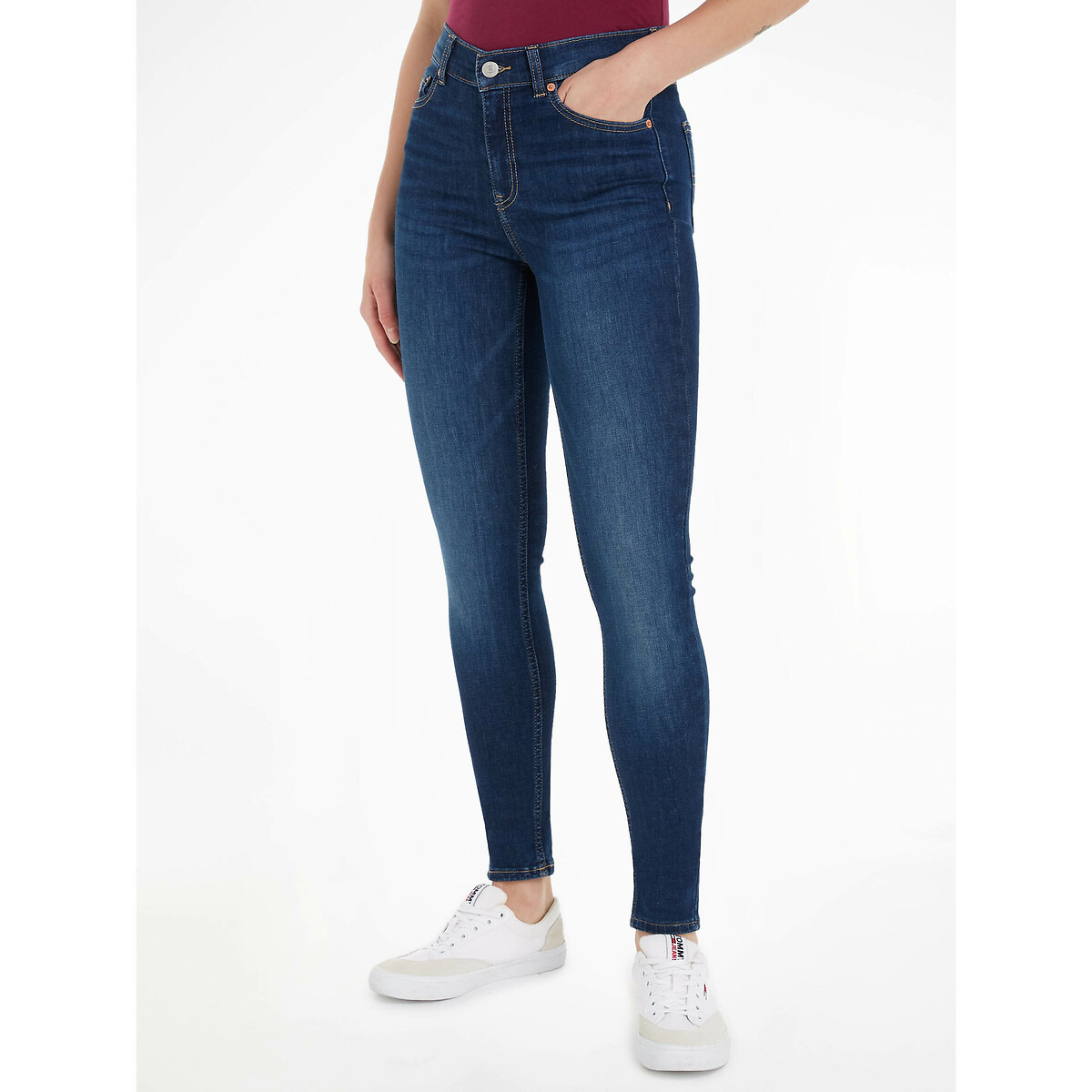 TOMMY JEANS Skinny jeans Nora, standaard taille