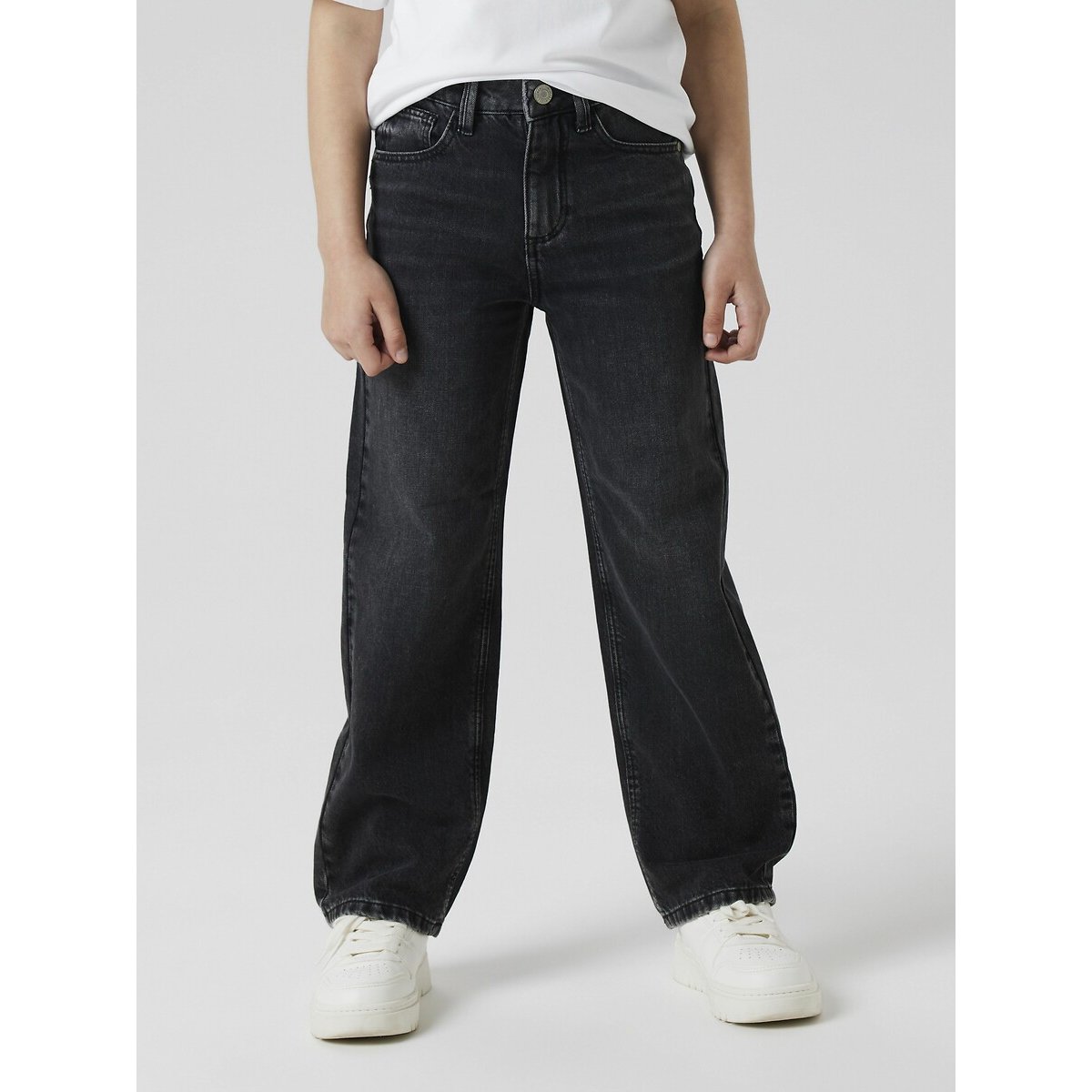 Name It Wide Leg Jeans Black 9Y (132Cm)