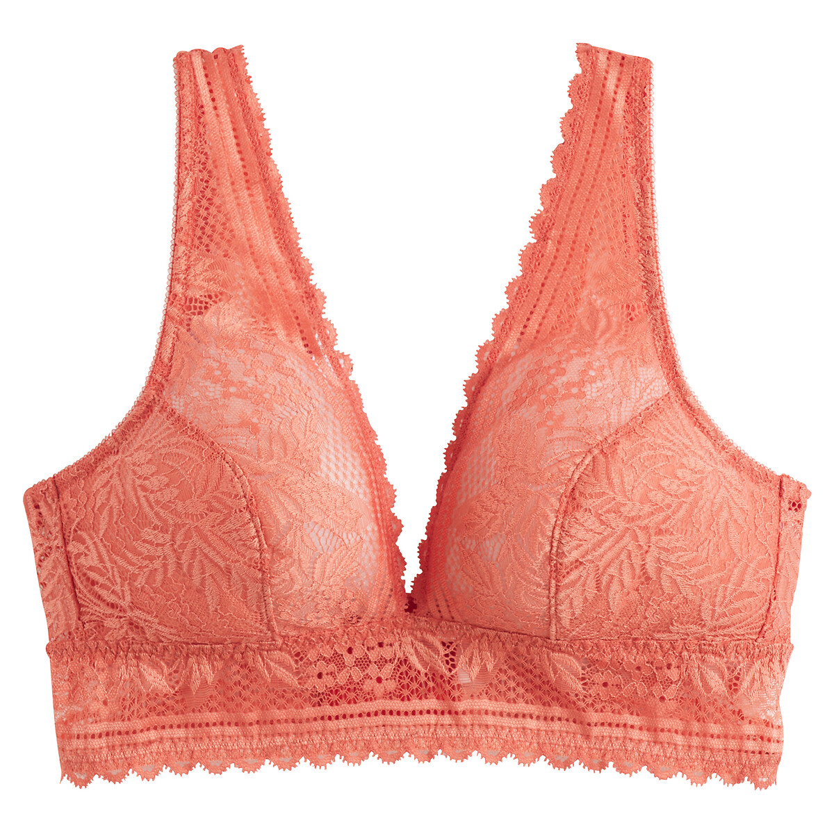 La Redoute Collections Signature Jeanne Bralette Women's Orange 32B