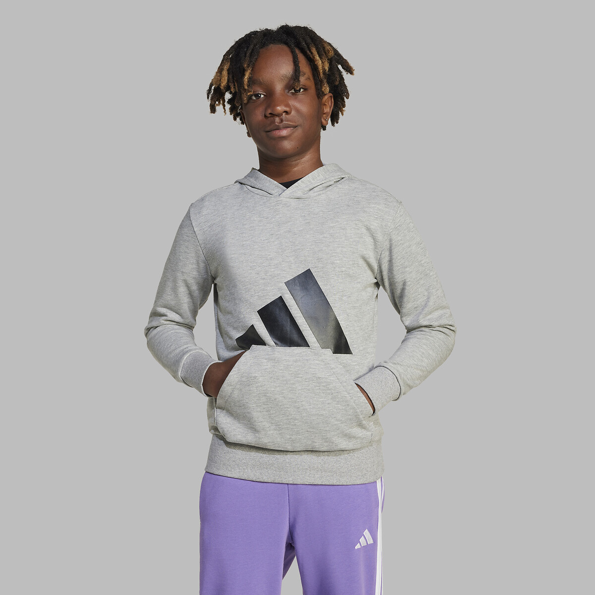 Adidas Sportswear Hoodie Grey/Black Size 13