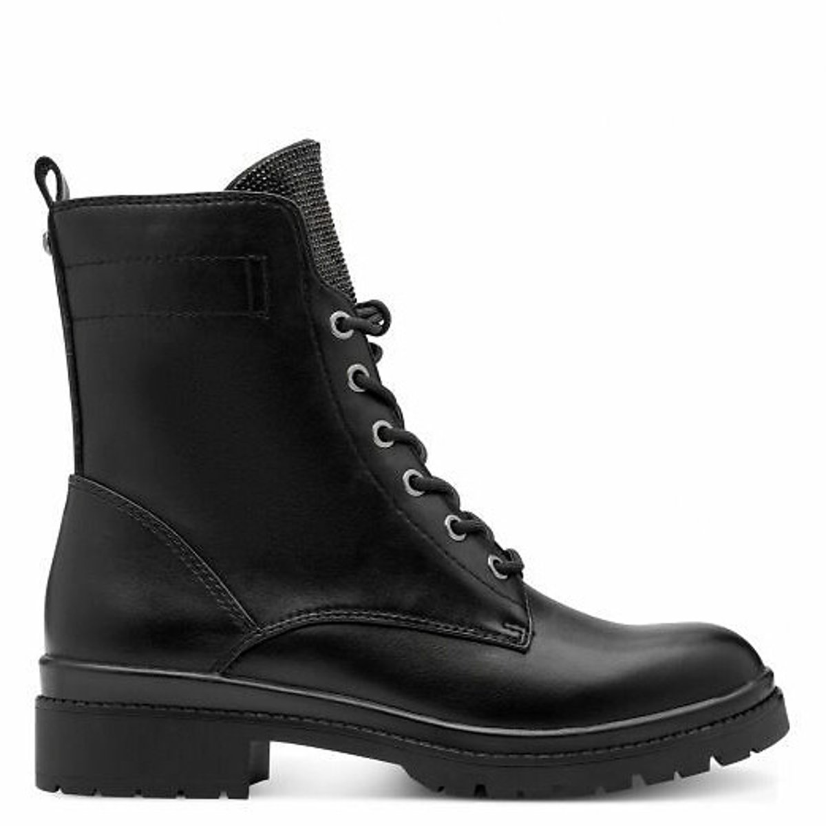 Tamaris Lace-Up Ankle Boots Women's Black Size 37 (4)