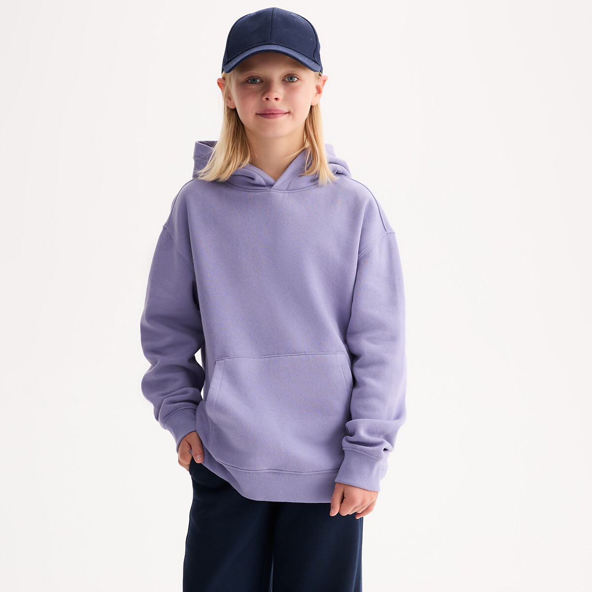 La Redoute Collections Hoodie Mauve 3Y (94Cm)