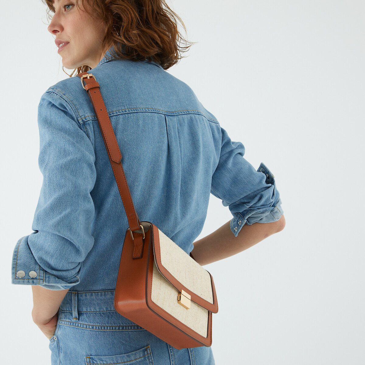 LA REDOUTE COLLECTIONS Handtas in bi-materiaal