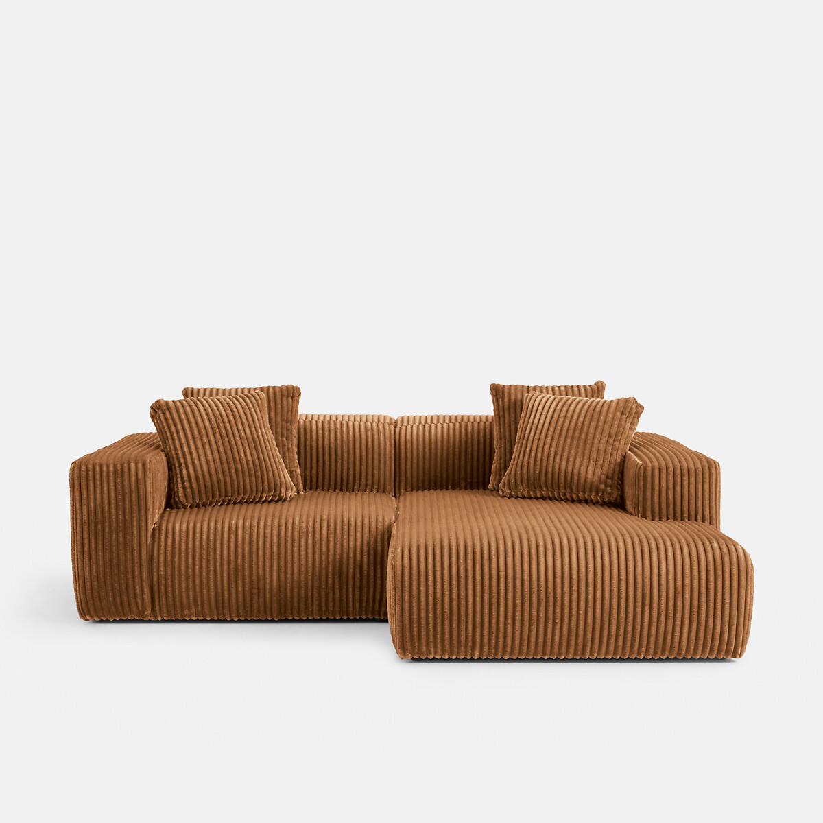LA REDOUTE INTERIEURS XL corduroy hoekbank rechts, LIORA