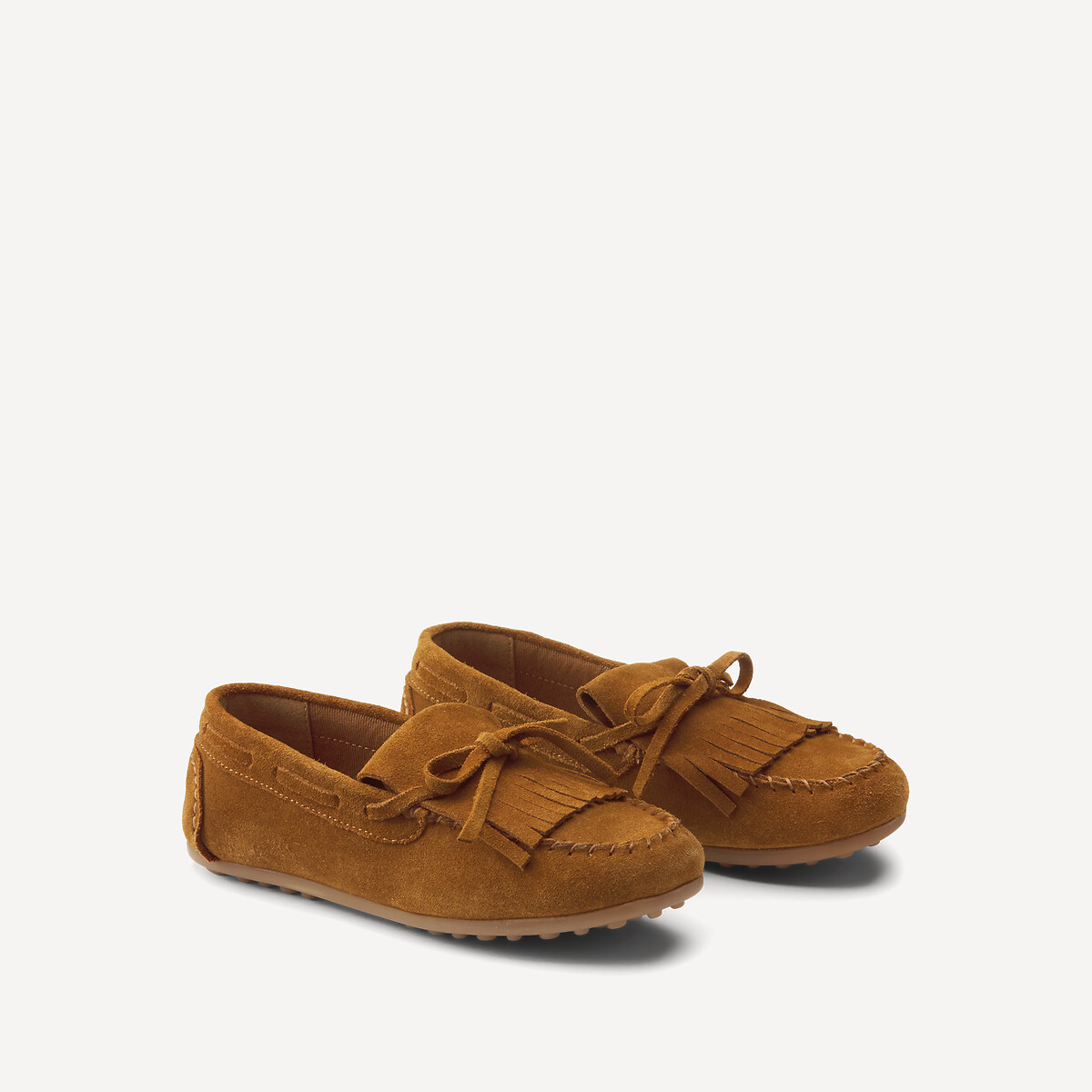 La Redoute Collections Suede Loafers Camel Size 38 (5) Kids