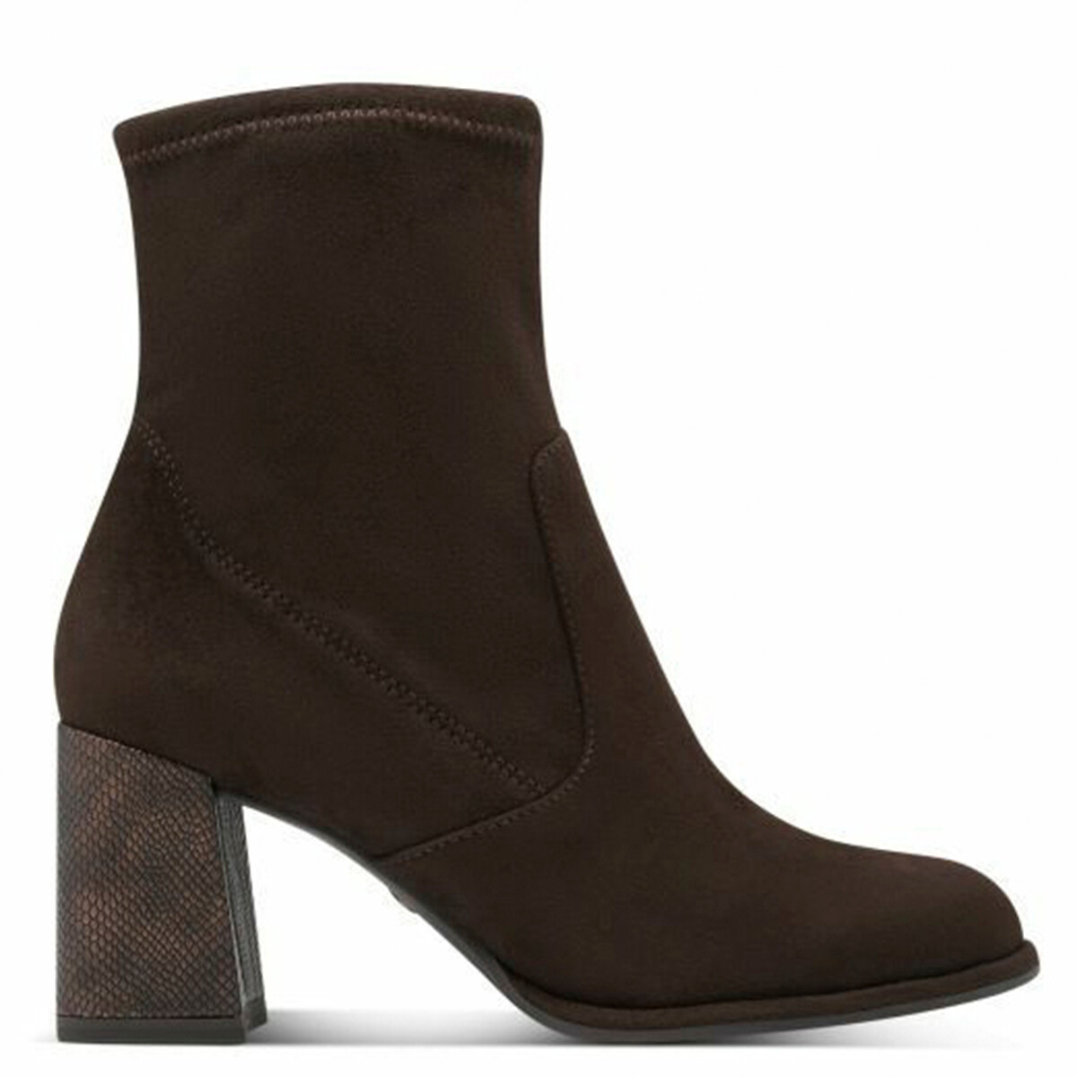 Tamaris Heeled Ankle Boots Women's Dark Brown Size 41 (7)