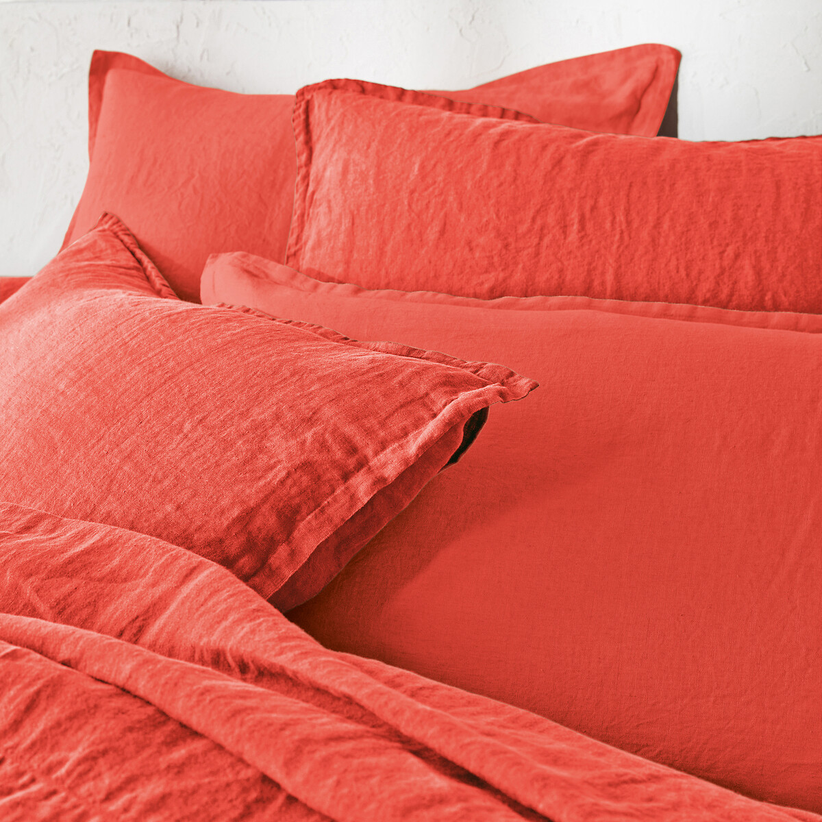 Funda nórdica de lino lavado, Linot. Talla Cama 90cm (160x210cm). Color