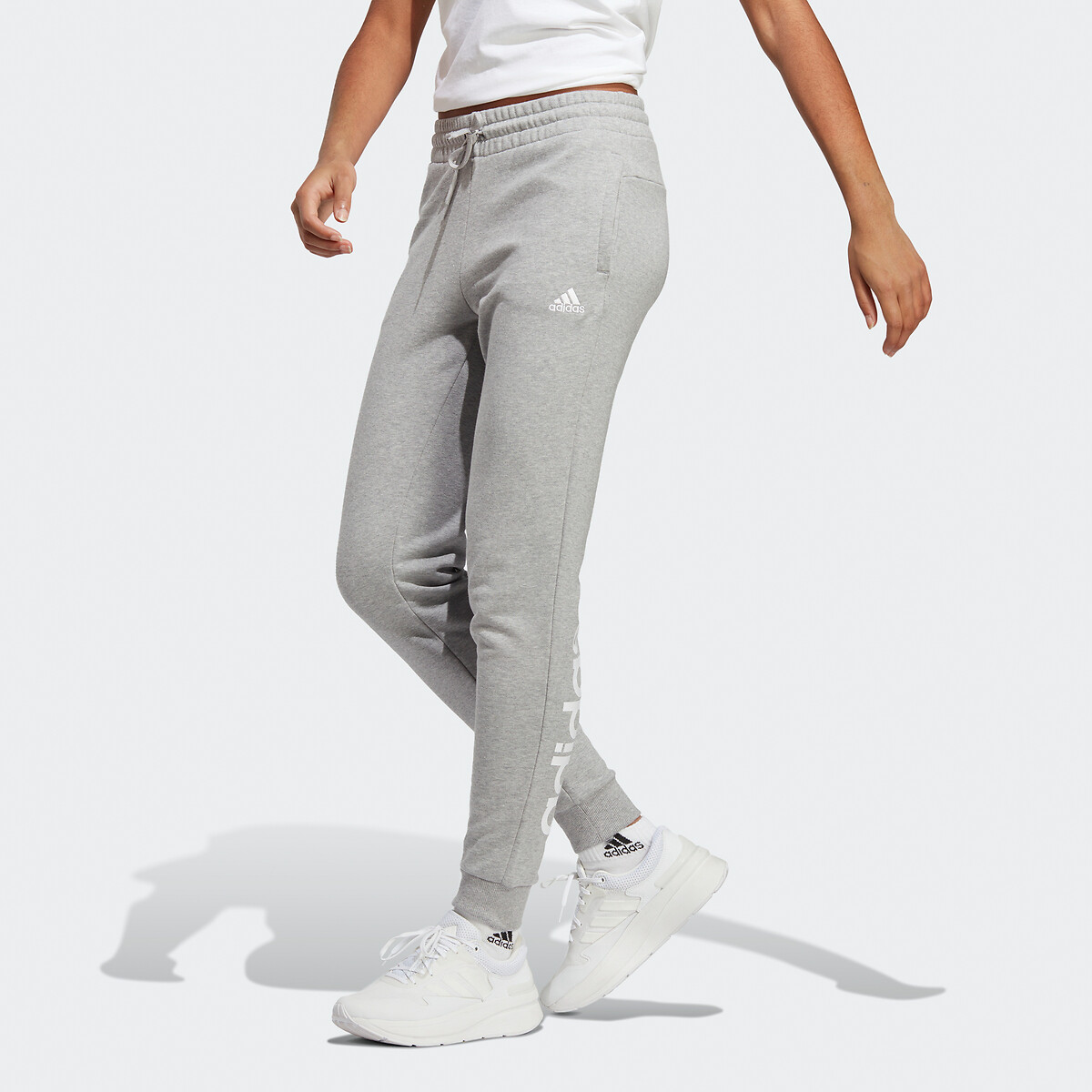 Essentials Linear Cuffed Joggers In Cotton