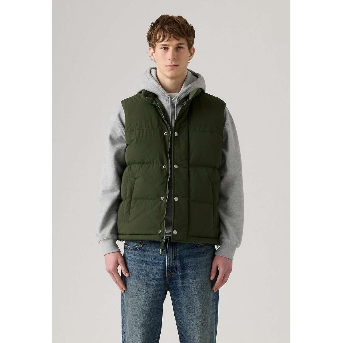 Levi's Padded Gilet Men's Green Large