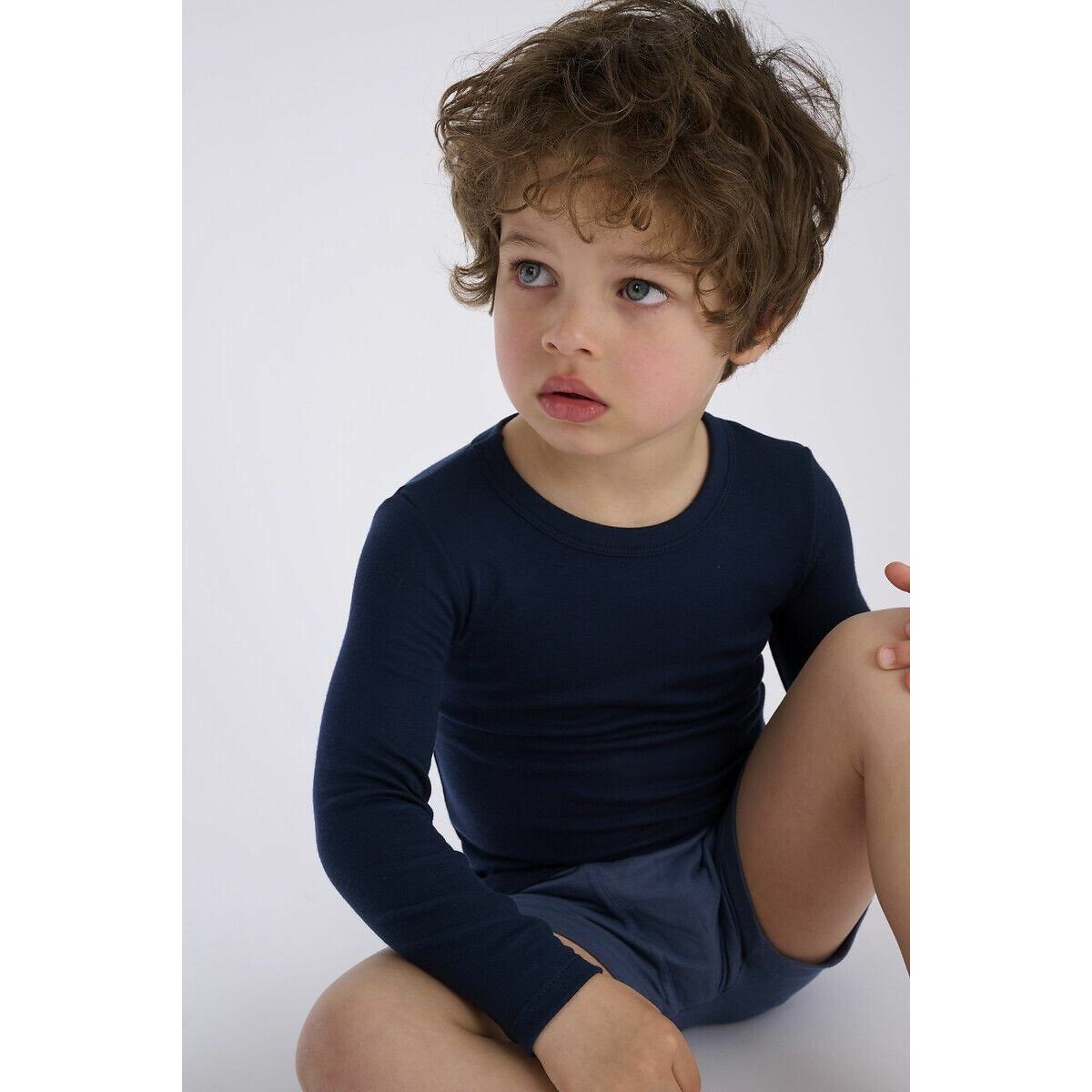 Damart Thermolactyl Long Sleeve T-Shirt, Grade 3 Navy Blue 4Y (102Cm)