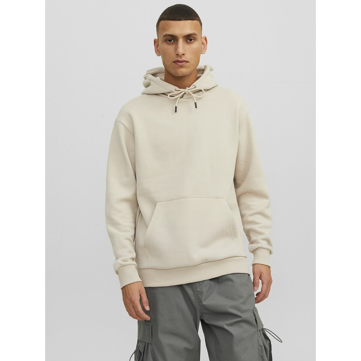 Jack & Jones Bradley Hoodie Men's Cream Extra Large