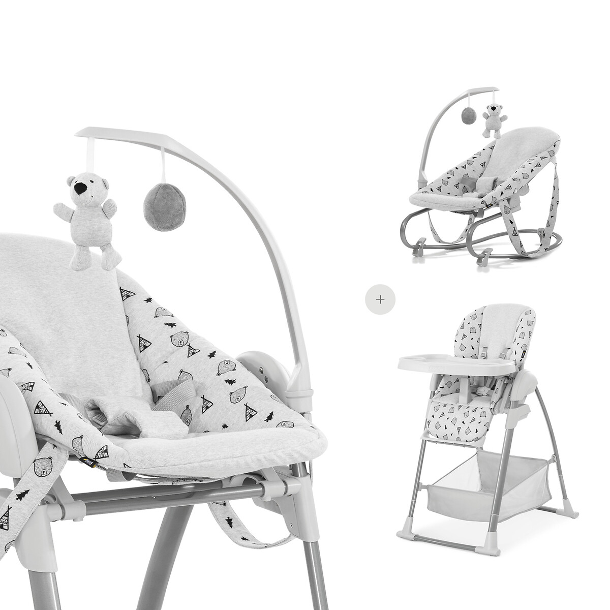 Sit N Relax 3in1 Highchair in Grey