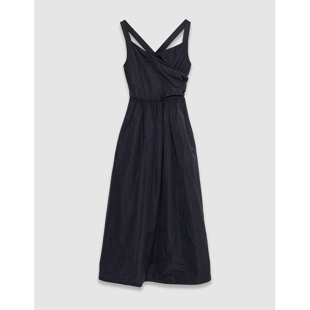 Ikks Flared Strappy Midi Dress Women's Black Medium