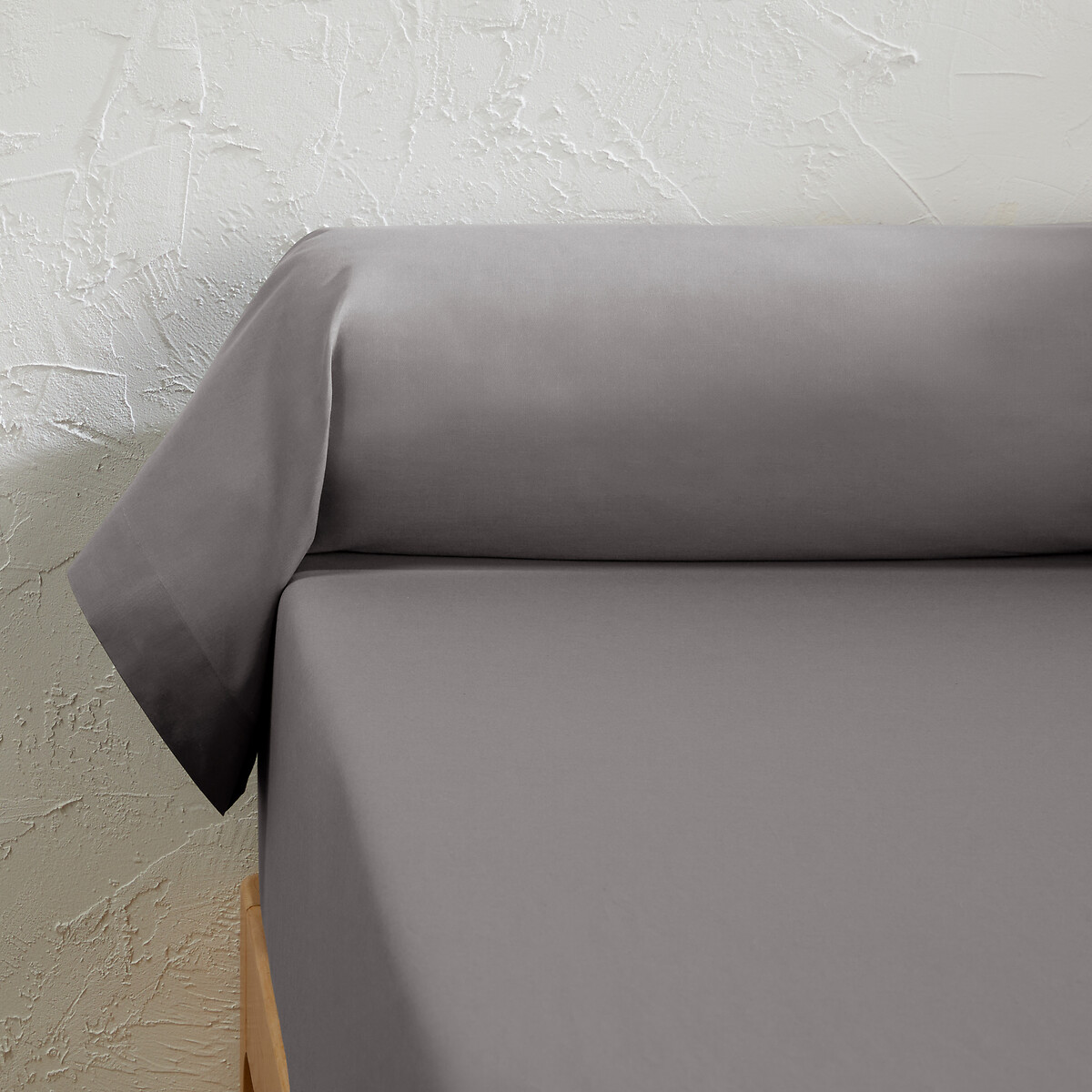 Funda de almohada larga lisa de algodón, Scenario. Talla 85 x 185 cm. Color