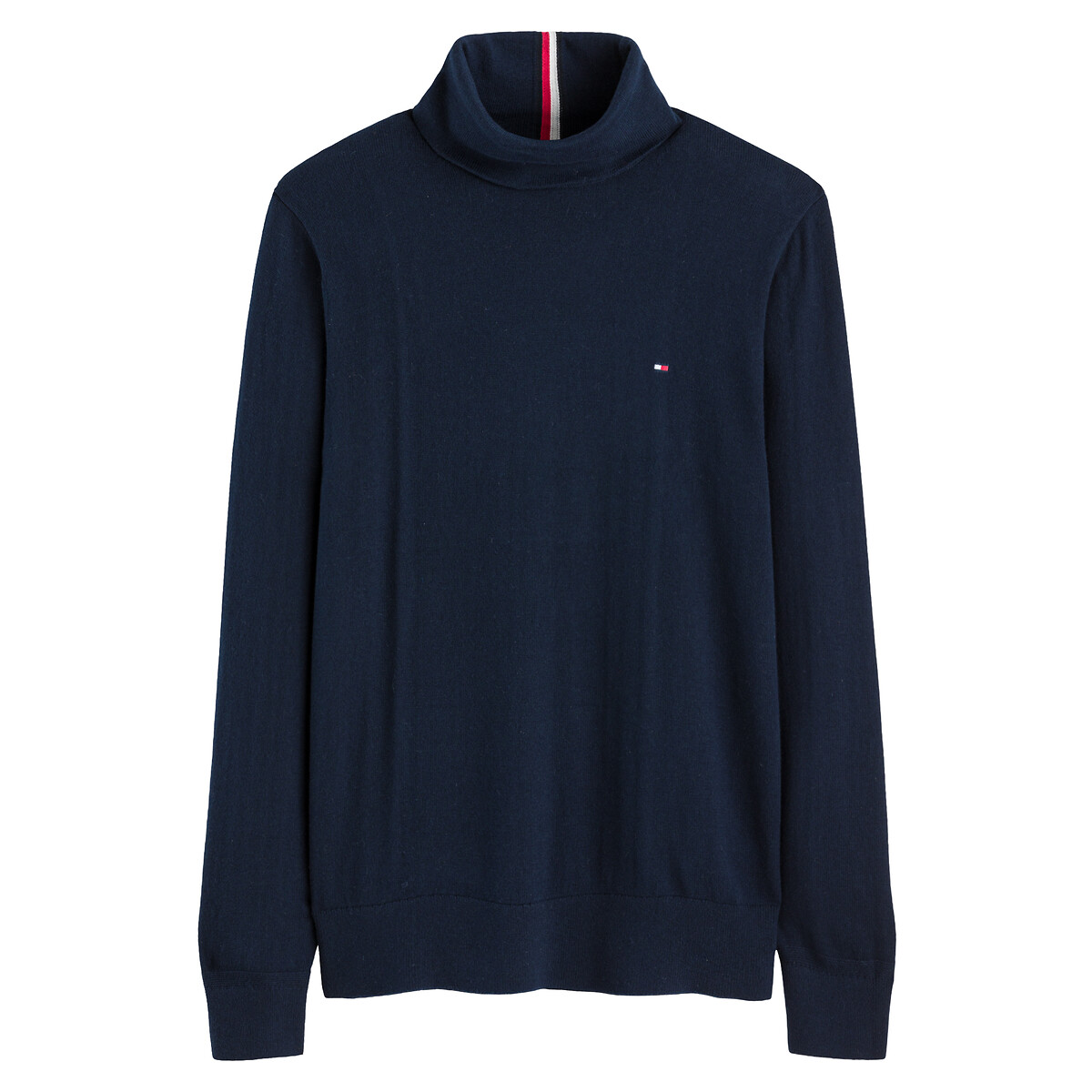 Tommy Hilfiger Pima Cotton/Cashmere Jumper With Turtleneck Men's Navy Blue Xxl