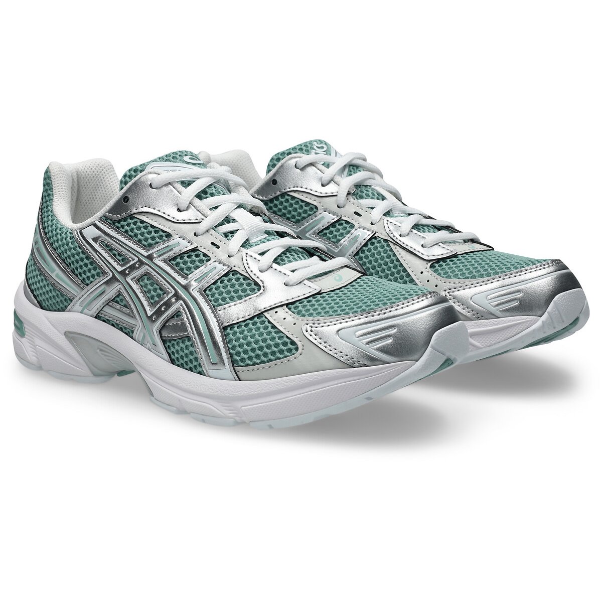 Asics Gel-1130 Trainers Women's Green/Silver-Coloured Size 37 (4)