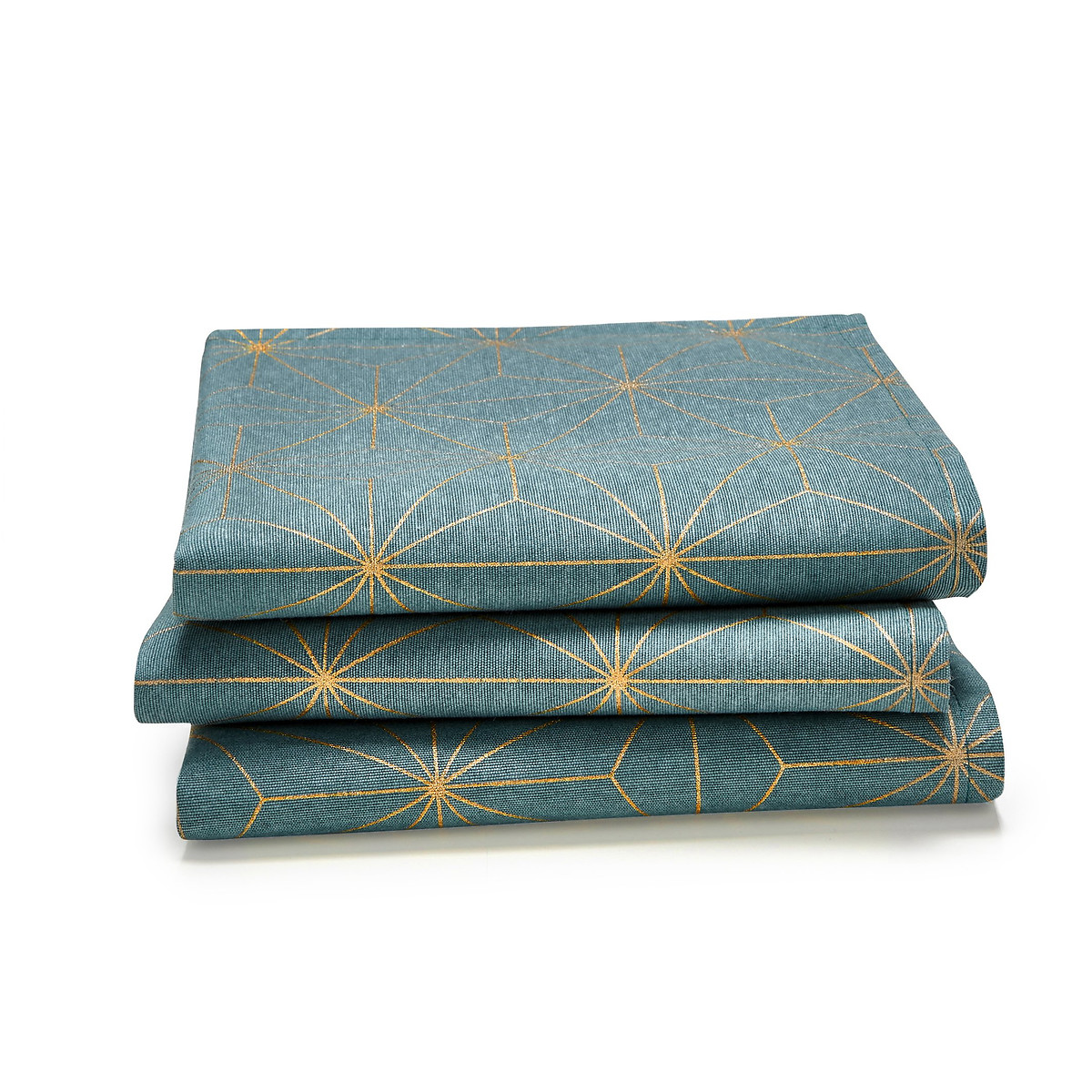 SO'HOME Lote de 3 servilletas estampadas Nordic Star. Color