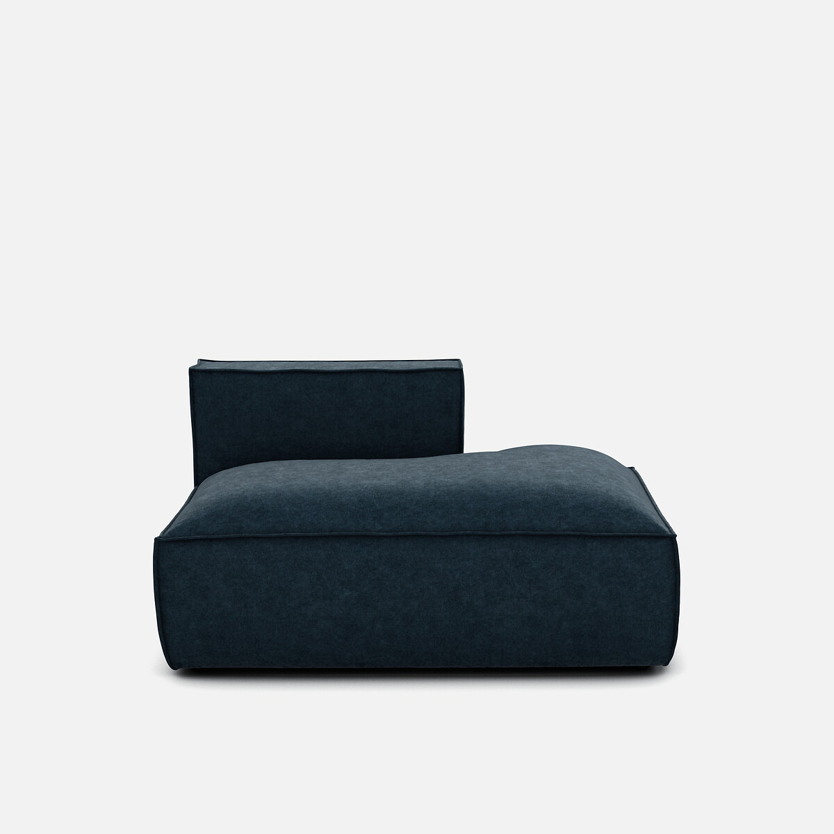LA REDOUTE INTERIEURS Loungebank, rechts, textuurfluweel, Seven
