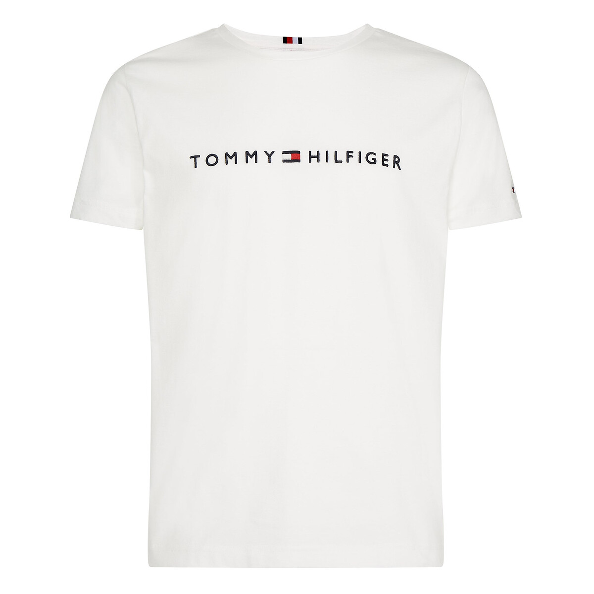 Tommy Hilfiger Flag Cotton T-Shirt Men's White Extra Small