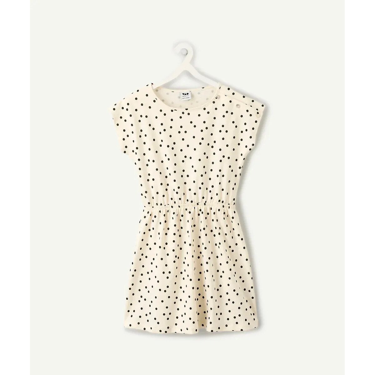Robe manches courtes à pois