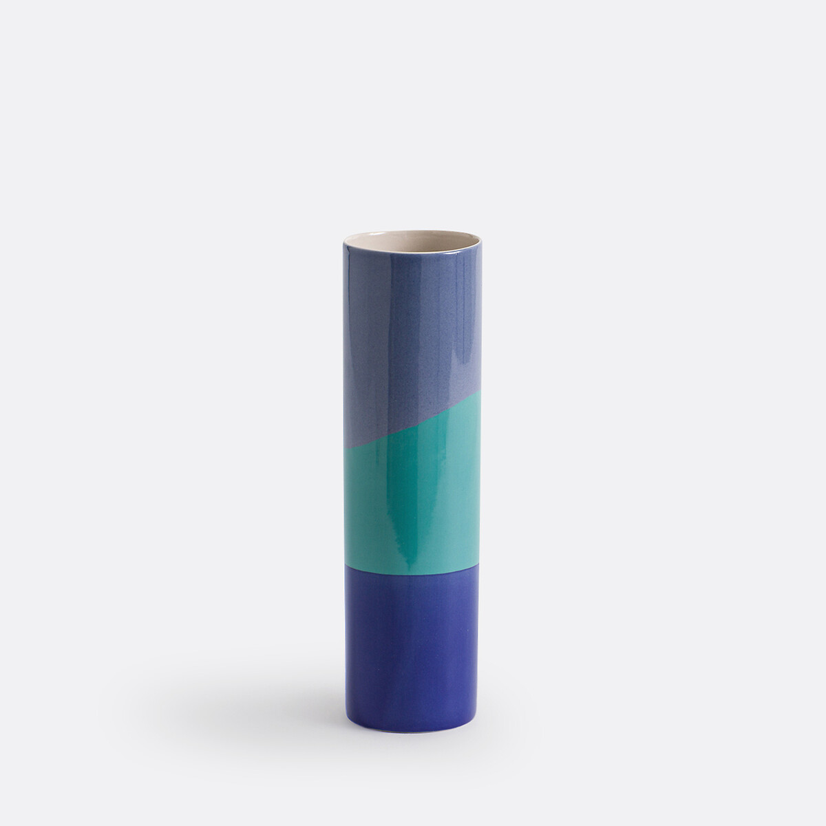 La Redoute Interieurs Mosko 28.5Cm High Ceramic Vase Unisex Multi-Coloured