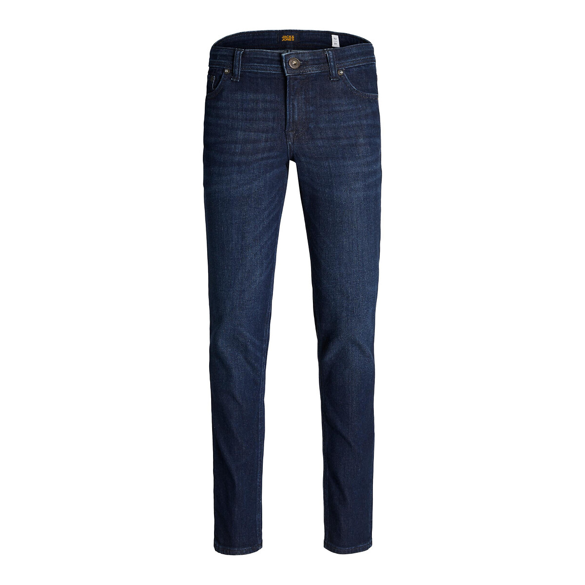 Jack & Jones Junior Dark Blue Slim Fit Jeans In Mid Rise 12Y (150Cm)