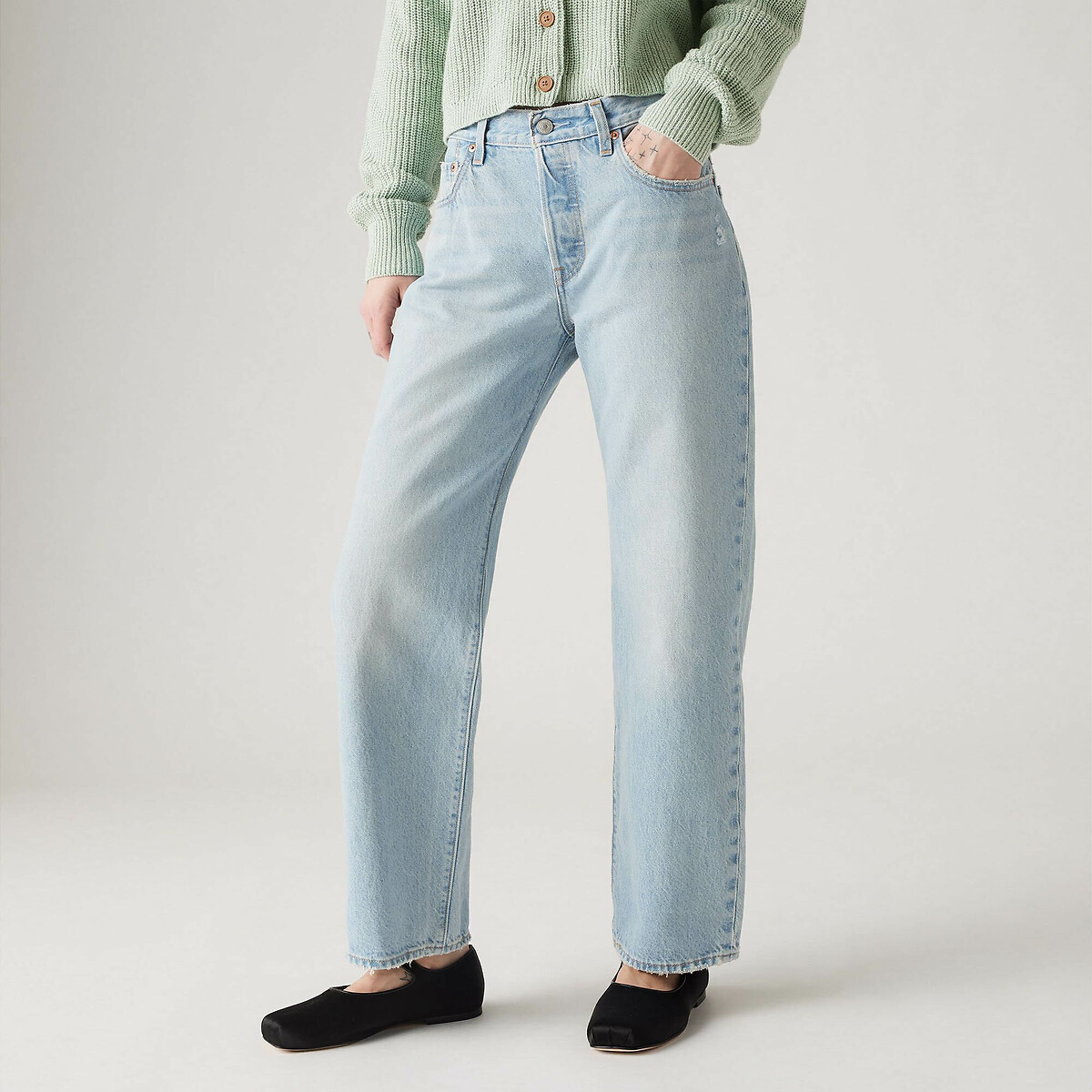Levi's Men's By Your Side 501® Cropped 90'S Ankle Grazer Jeans W26 L29