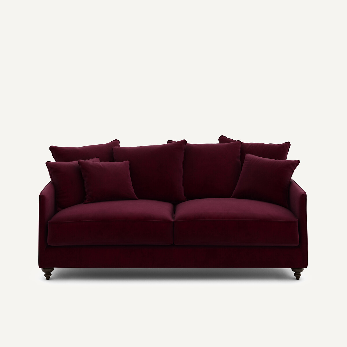 Canapé 3P convertible velours, Lazare