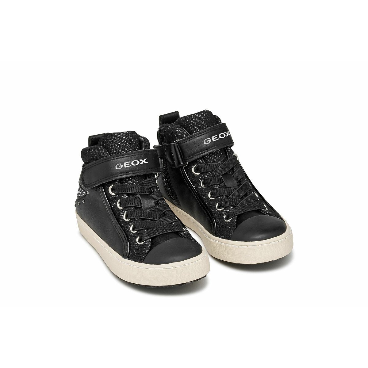 Geox Black Kids Kalispera Breathable Trainers Size 35