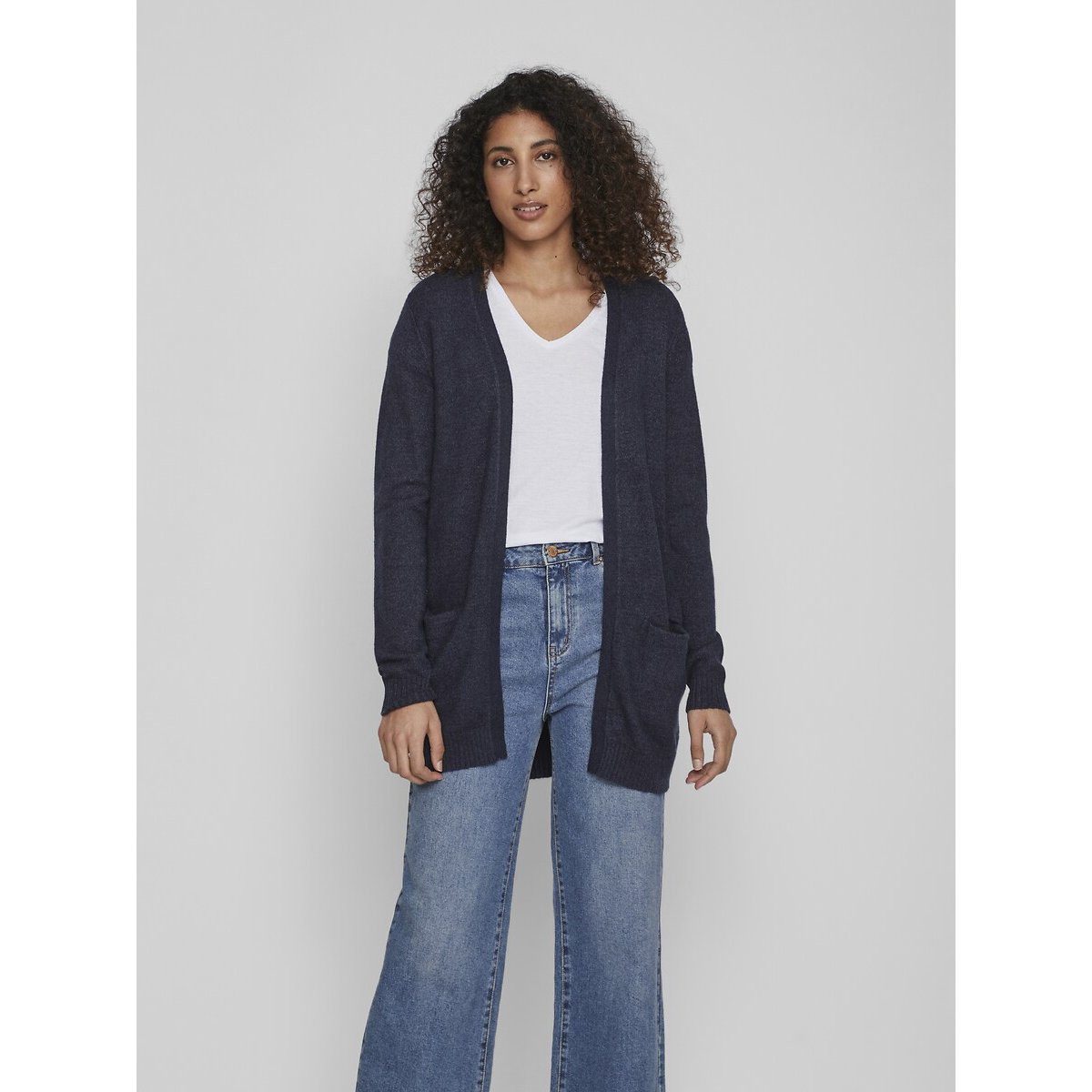 Vila Vest In Fijn Tricot